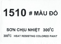 1509/1510 Heat Resisting Colored Paint 300°C)