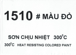 1509/1510 Heat Resisting Colored Paint 300°C)